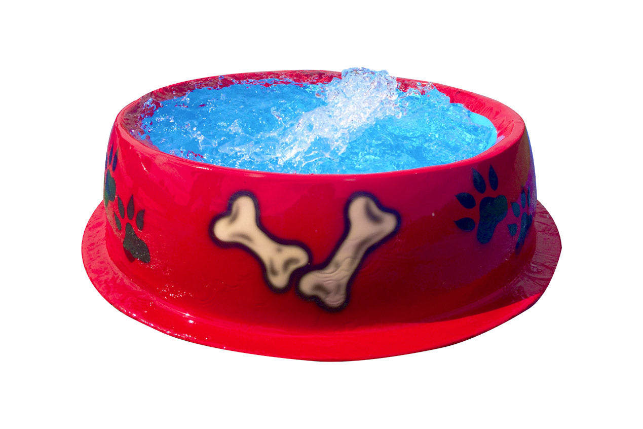Dog Bowl Water Play Feature